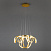 Подвесной светодиодный светильник Eurosvet Alstroemeria 90138/2 золото 96W