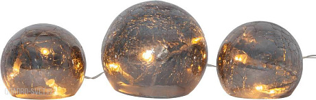 Гирлянда 10X0,06W(LED), 3V, 9х77см, стекло, серый EGLO TRISS 457-99