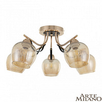 Потолочная люстра Arte Milano 322306/5 FG+BK