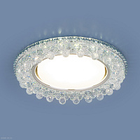 Встраиваемый точечный светильник с LED подсветкой Elektrostandard 3025 GX53