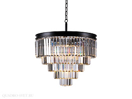 Люстра подвесная NEWPORT 31109/S black+gold