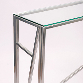 Узкий консольный столик в прихожую AllConsoles  1052-CS clear