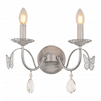 Бра с хрусталем Arte Milano 346179/2W WT+SL