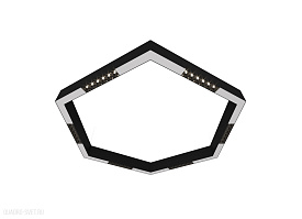 Накладной светодиодный светильник 0,9м 36Вт 34° Donolux Eye-hex DL18515С111B36.34.900BW
