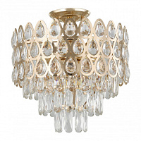 Потолочная хрустальная люстра Arte Milano 372019/6/50/390 GD