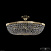 Хрустальная потолочная люстра Bohemia IVELE Crystal 19113/55IV G