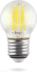 Лампа светодиодная филаментная Шар Voltega E27 4000К 6W 7024