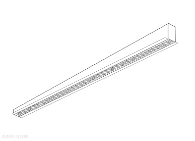 Встраиваемый светодиодный светильник 1,6м 60Вт 48° Donolux Eye DL18502M131W60.48.1607W