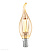 Лампа светодиодная филаментная CF37, 4W (E14), 2200K, 220lm, янтарь EGLO LM_LED_E14 11559