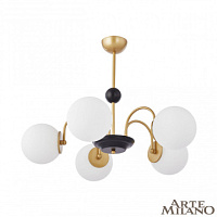 Подвесная люстра Arte Milano 312066/D700/5 BS/BK