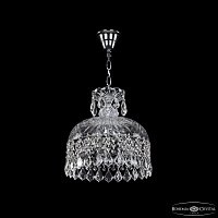 Хрустальный подвесной светильник Bohemia IVELE Crystal 14781/30 Ni Leafs