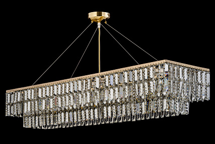 Большая хрустальная люстра Arti Lampadari Milano E 1.5.120x30.107 G