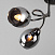 Потолочная люстра со стеклянными плафонами Eurosvet Roselyn 30171/4 черный жемчуг