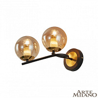 Бра Arte Milano 273708/2B BK/GD