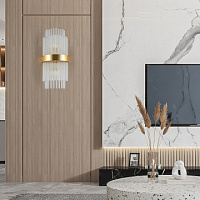 Бра с хрусталем Arte Milano 430122.180.2.E14.C1 GD