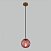 Подвесной светильник со стеклянным плафоном Eurosvet Juno 50207/1 бордовый