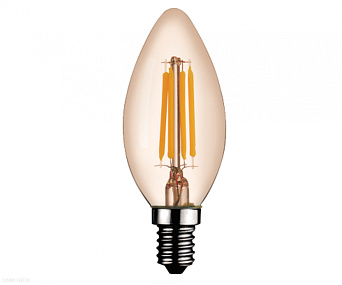 LED Лампа золотая E14 6W (2700K) KINK Light 098356,33