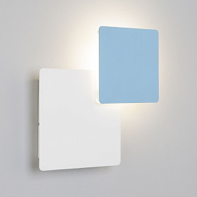 Светодиодный настенный светильник Eurosvet Screw 40136/1 белый/голубой