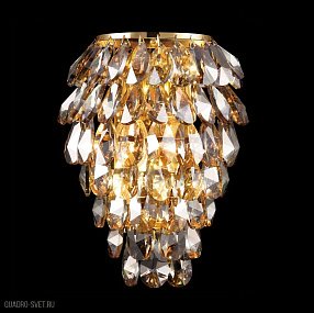Бра Crystal Lux CHARME AP2+2 LED GOLD/AMBER