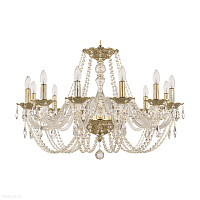 Большая хрустальная люстра Bohemia IVELE Crystal 1601/12/300 G