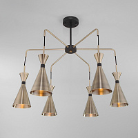 Люстра с металлическими плафонами Bogate's Glustin 316/6