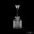 Хрустальный подвесной светильник Bohemia IVELE Crystal 14783/16 Ni R