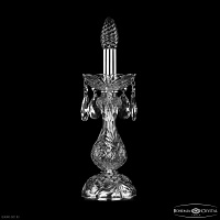Хрустальная настольная лампа Bohemia IVELE Crystal 1413L/1-31 Ni