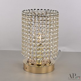 Хрустальная настольная лампа APL LED Sicilia SH500.L3.17-26.A.Gd.E14