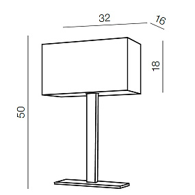 Настольная лампа Azzardo Martens table AZ1527