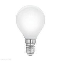 Лампа светодиодная P45,5W, 470lm, 2700K, опаловое стекло EGLO LM_LED_E14 12548