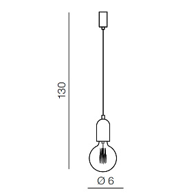 Подвесной светильник Azzardo Volta 1 AZ2384
