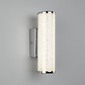 Светодиодный настенный светильник с хрустальной крошкой Eurosvet Brilliance 90060/1 хром
