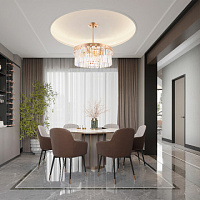 Подвесная хрустальная люстра Arte Milano 378909/6/300/490 GD