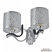 Бра Arte Milano 306787/2W Bk/Ni