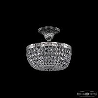 Хрустальная потолочная люстра Bohemia IVELE Crystal 19111/25IV Ni