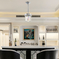 Подвесной светильник с хрусталем Arte Milano 378909/1/300/200 CR