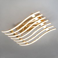Светодиодный потолочный светильник Eurosvet Avery 90091/7 золото