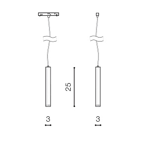 Трековый LED светильник для магнитного трека Azzardo Kerry Track Magnetic AZ4852