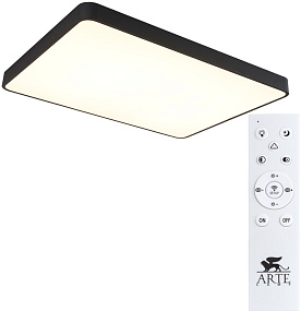 Потолочный светодиодный светильник Arte Lamp SCENA A2662PL-1BK