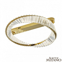 Потолочная хрустальная светодиодная люстра Arte Milano 316223/D600 GD
