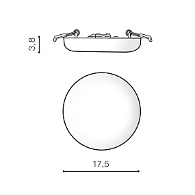 Встраиваемый светодиодный светильник Azzardo Lamir R 17 AZ4387