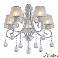 Подвесная люстра Arte Milano 337146/5 WT+SL