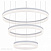 Светодиодная подвесная люстра Arte Lamp A2504SP-3WH