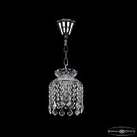 Хрустальный подвесной светильник Bohemia IVELE Crystal 14781/15 Ni Leafs