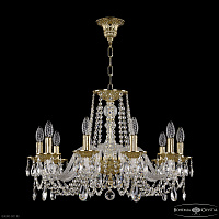 Хрустальная подвесная люстра Bohemia IVELE Crystal 16202/10/240 G
