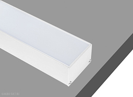 Накладной алюминиевый профиль, 2 метра, Белый матовый Donolux DL18511RAL9003