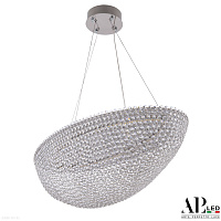 Хрустальная подвесная светодиодная люстра APL LED Sicilia SH508.0.80.A.Ni.4000