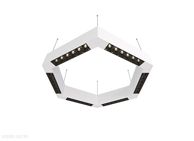 Подвесной светодиодный светильник 0,5м 36Вт 48° Donolux Eye-hex DL18515S111W36.48.500BW