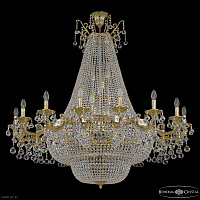 Большая хрустальная люстра Bohemia IVELE Crystal 2210H208/16/123IV/Y1 G Balls