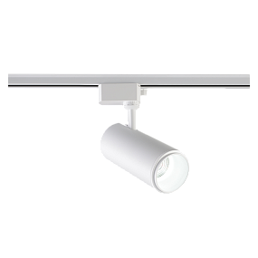Трековый однофазный светодиодный светильник Crystal Lux Basic CLT 0.31 021 WH 3CCT ZOOM